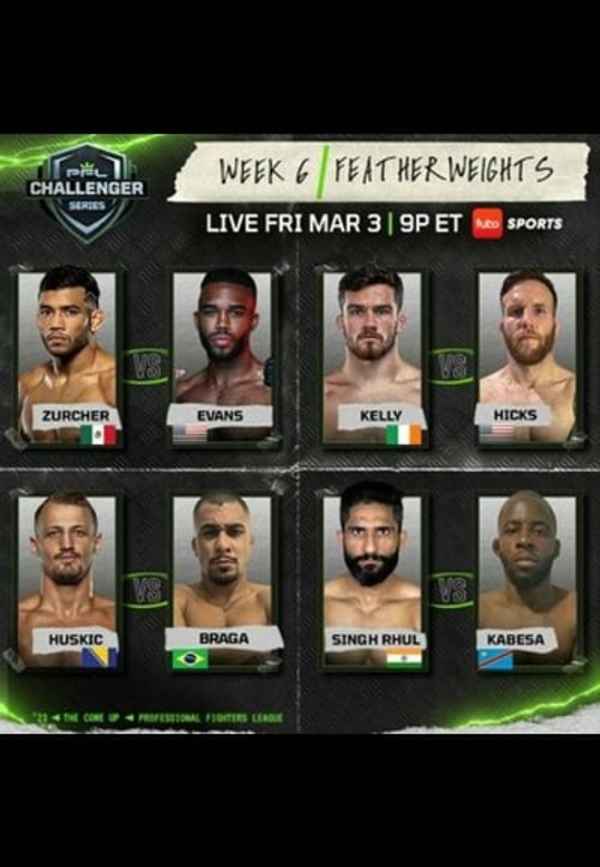 PFL Challenger Series 2023: Week 6/Featherweights Poster 4