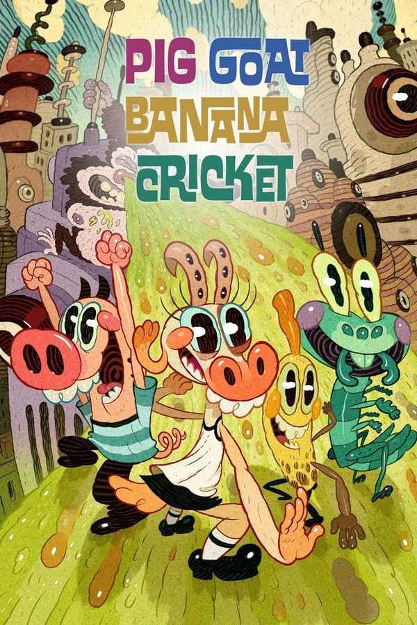 Pig Goat Banana Cricket Poster 2