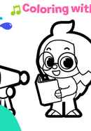 Pinkfong! Coloring with Hogi Poster 4