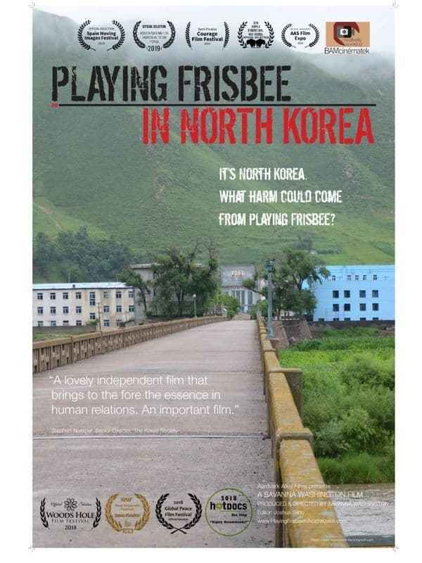 Playing Frisbee in North Korea Poster 2