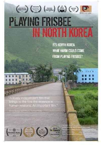 Playing Frisbee in North Korea