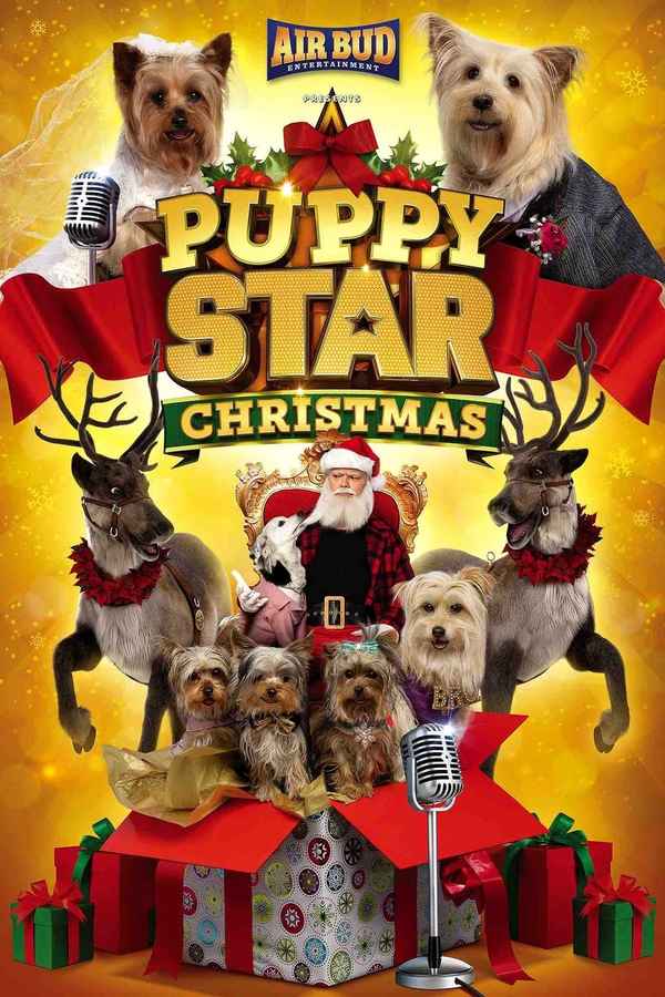Puppy Star Christmas Poster 4
