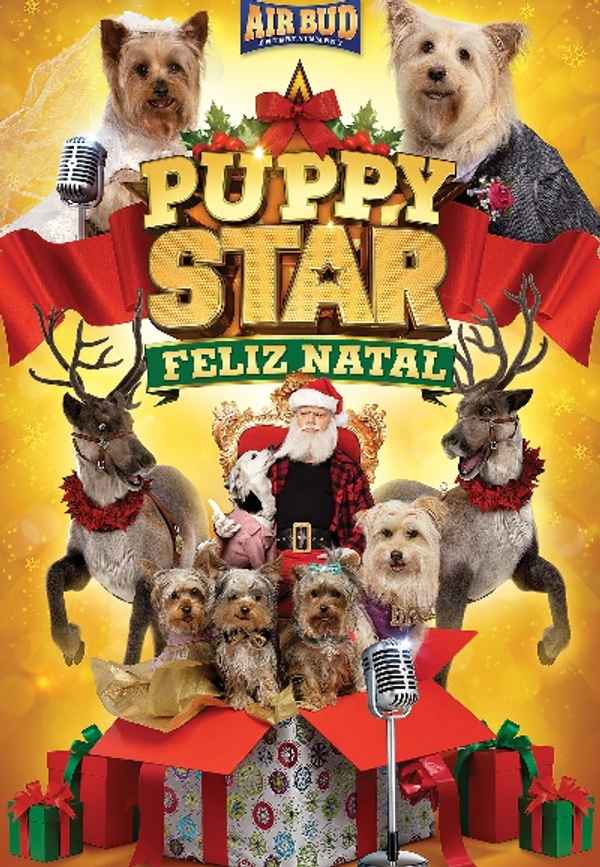 Puppy Star Christmas Poster 6