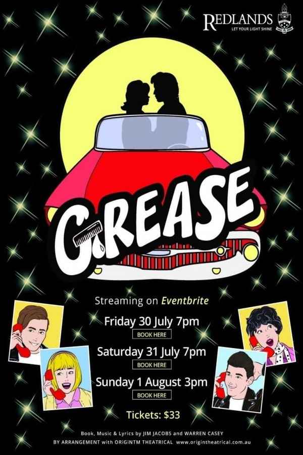 Redlands Grease Poster 2