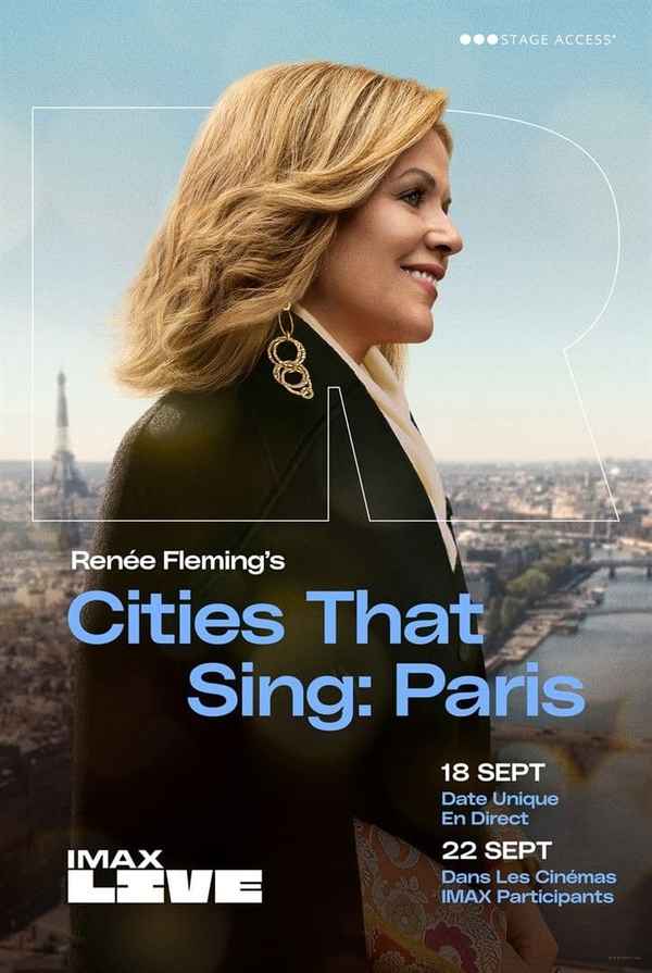 Renée Fleming's Cities That Sing - Paris Poster 4