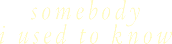 Somebody I Used to Know Poster 5