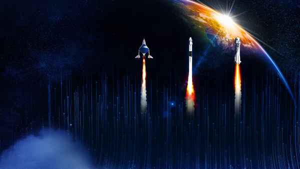 Space Titans: Musk, Bezos Branson Poster 1