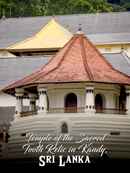 Temple of the Sacred Tooth Relic in Kandy, Sri Lanka Poster 1