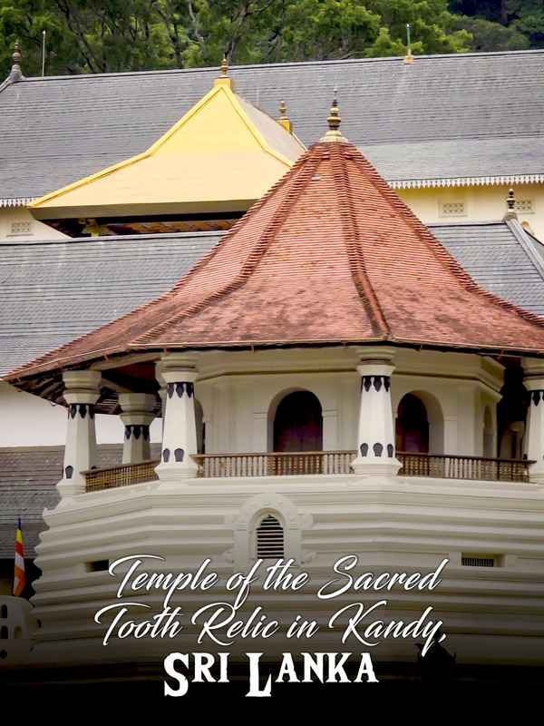 Temple of the Sacred Tooth Relic in Kandy, Sri Lanka Poster 1