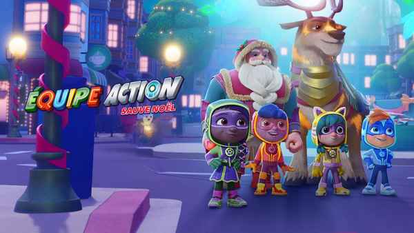 The Action Pack Saves Christmas Poster 1