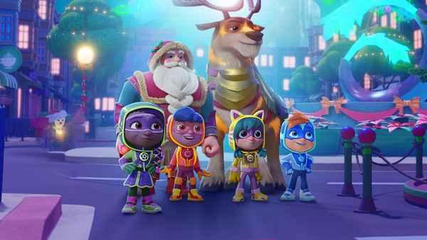 The Action Pack Saves Christmas Poster 2