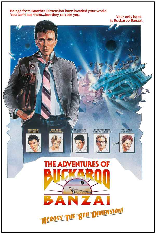 The Adventures of Buckaroo Banzai Across the 8th Dimension Poster 1