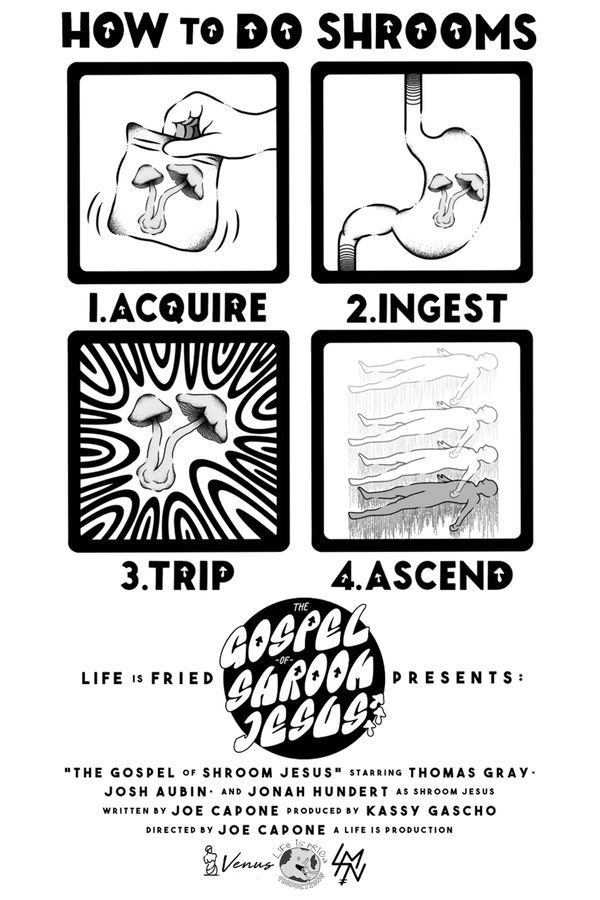 The Gospel of Shroom Jesus Poster 1