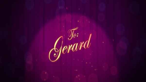 To: Gerard Poster 5
