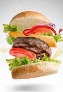 Tran Minh Hieu Eats a Bacon Double Cheeseburger Poster 2