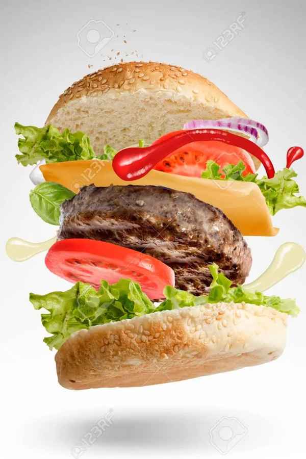 Tran Minh Hieu Eats a Bacon Double Cheeseburger Poster 1