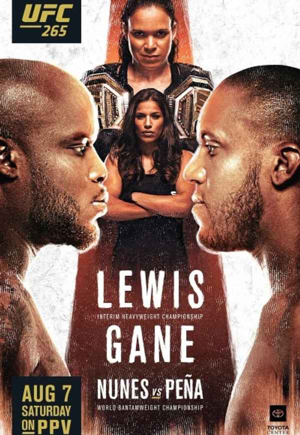 UFC 265: Lewis vs. Gane Poster 5