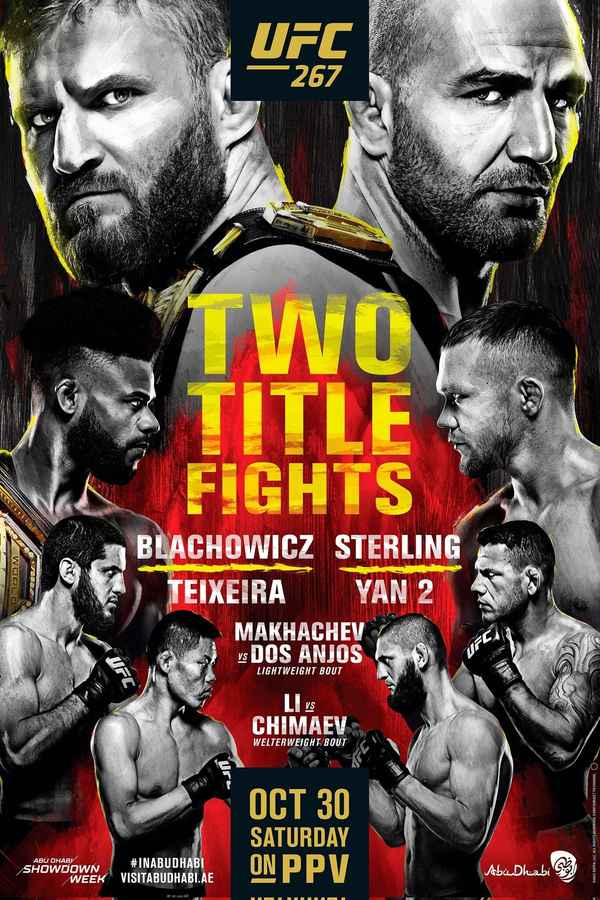 UFC 267: Blachowicz vs. Teixeira Poster 6