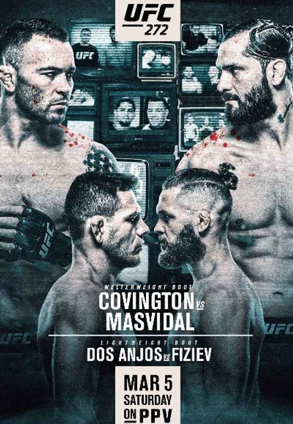 UFC 272 Masvidal vs. Covington Poster 4