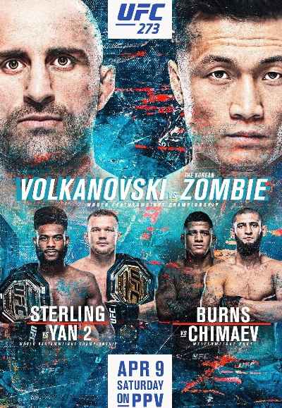 UFC 273: Volkanovski vs The Korean Zombie