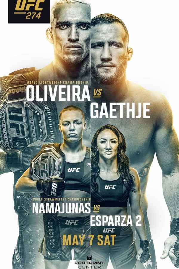 UFC 274: Oliveira vs Gaethje Poster 2