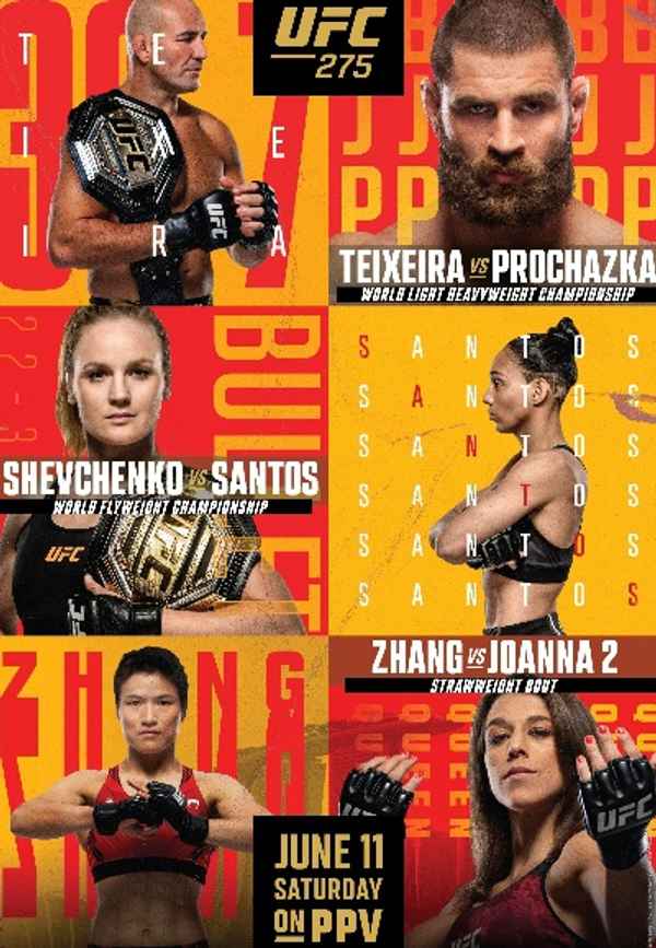 UFC 275: Teixera vs Prochazka Poster 3