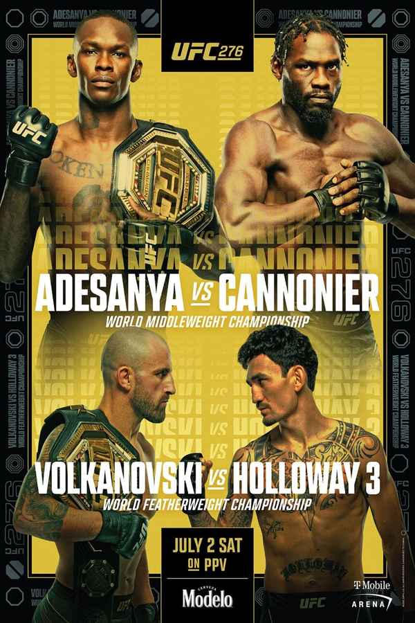 UFC 276: Adesanya vs. Cannonier Poster 1