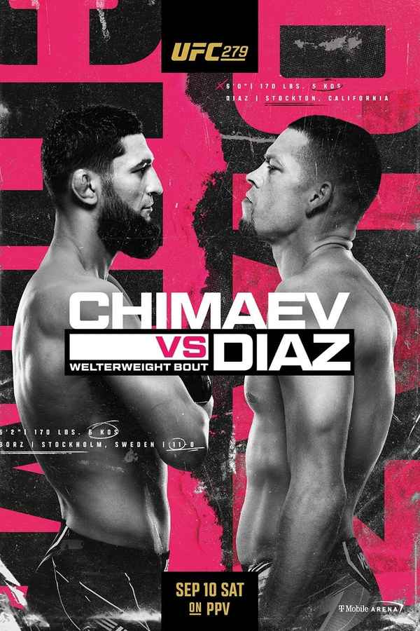 UFC 279: Chimaev vs Diaz Poster 5