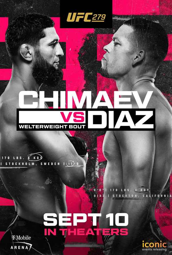 UFC 279: Chimaev vs Diaz Poster 4