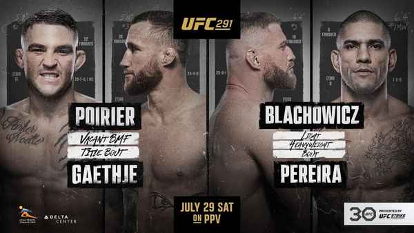 UFC 291: Poirier vs Gaethje 2 Poster 6