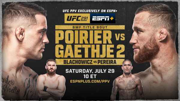 UFC 291: Poirier vs Gaethje 2 Poster 1