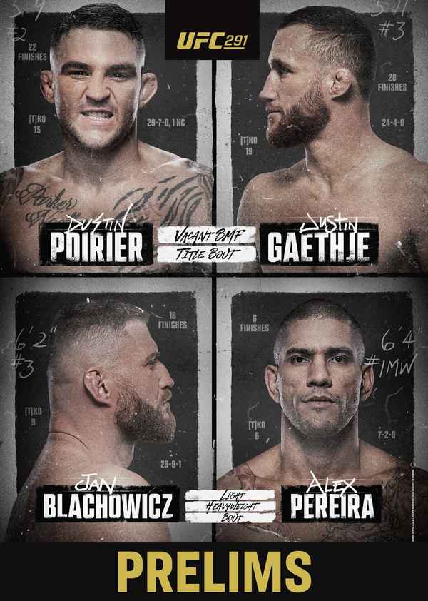 UFC 291: Poirier vs Gaethje 2 Poster 7