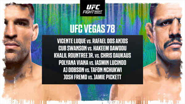 UFC on ESPN 51: Luque vs. dos Anjos Poster 1