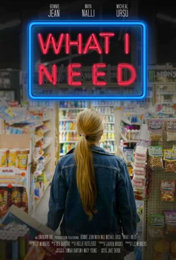 What I Need Poster 1