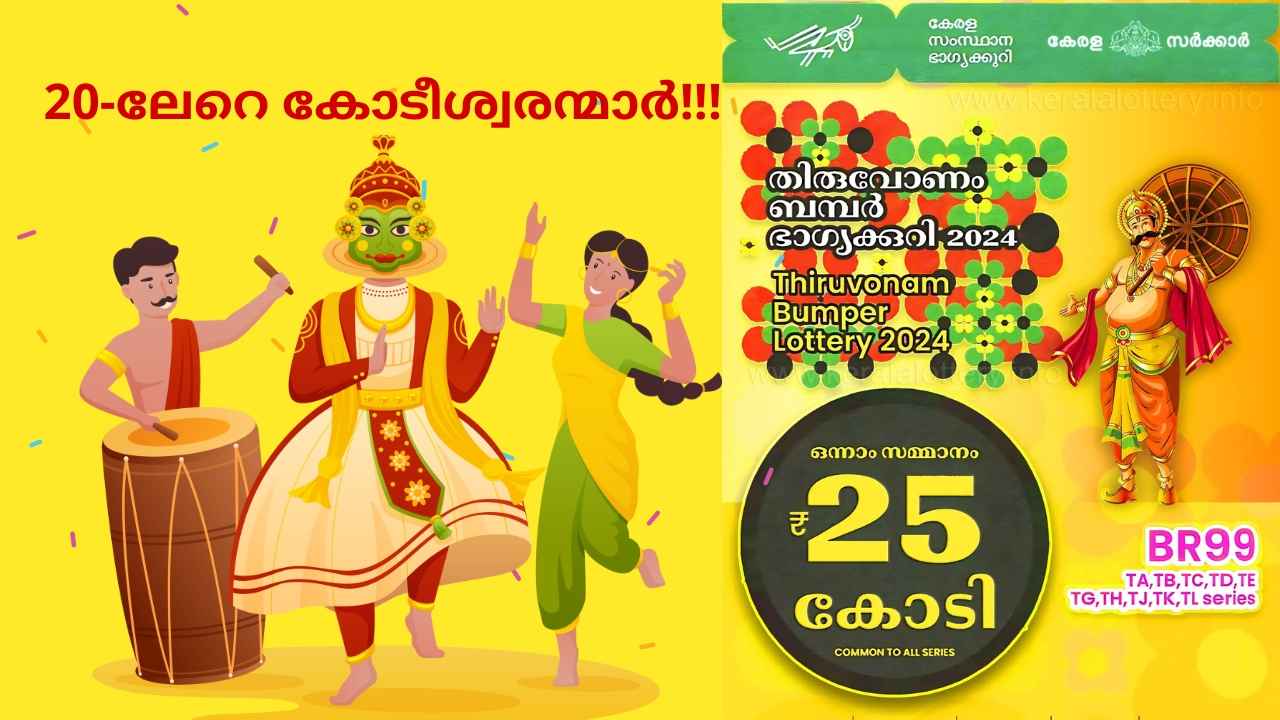 Onam Bumper: 25 കോടിയുടെ ഭാഗ്യവാനെ അറിയാൻ 2 നാൾ, Lottery നറുക്കെടുപ്പ് Live ആയി കാണാം