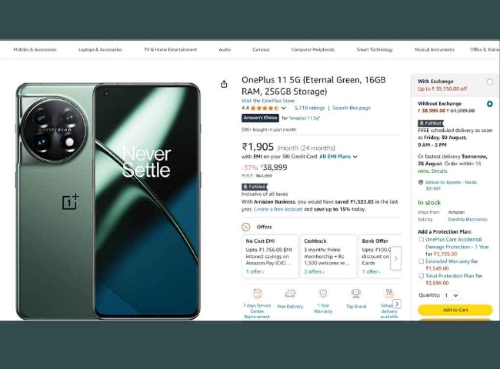 OnePlus 11 5G Price Drops