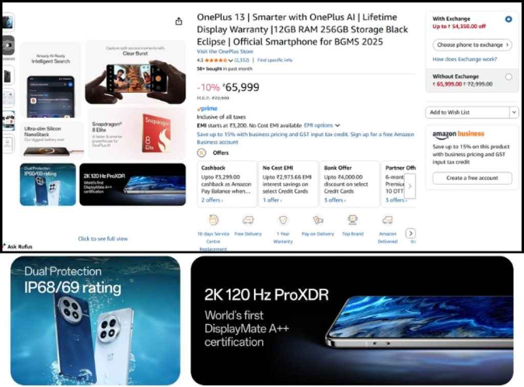 OnePlus 13 Amazon Deal