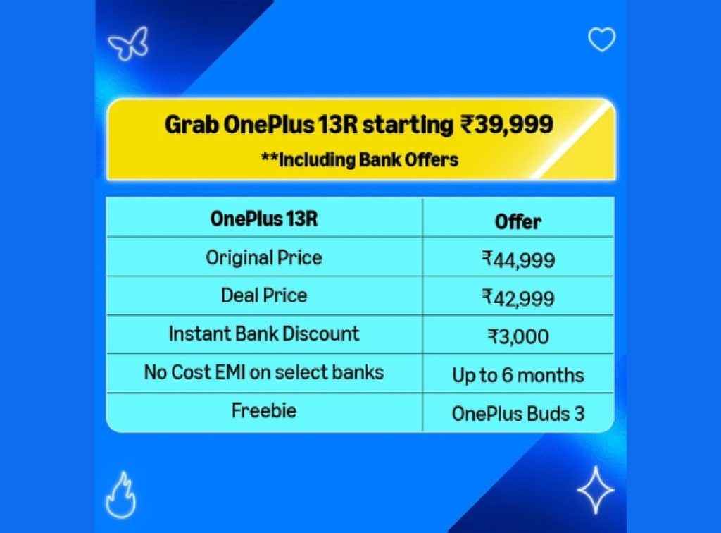 OnePlus 13R prime day deal