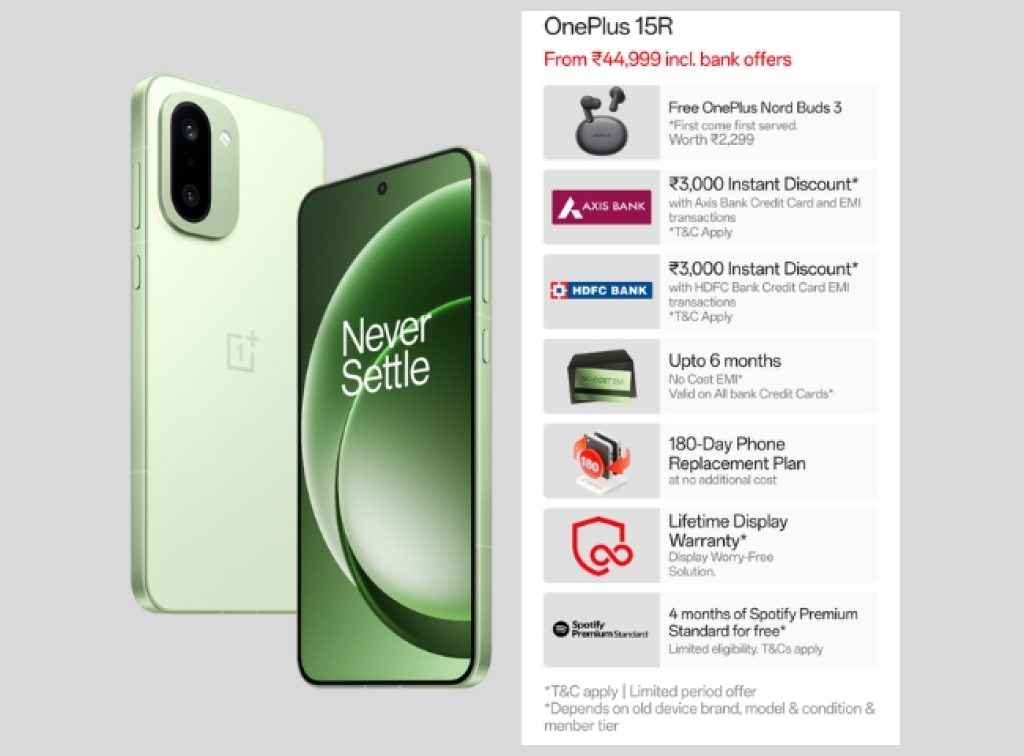 OnePlus 15R 5G Price