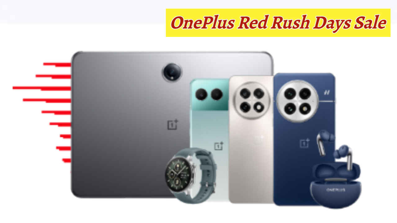 OnePlus Red Rush Days Sale: महागड्या Oneplus 13, Nord 4 स्मार्टफोन्सवर प्रचंड Discount, पहा Best डील्स 