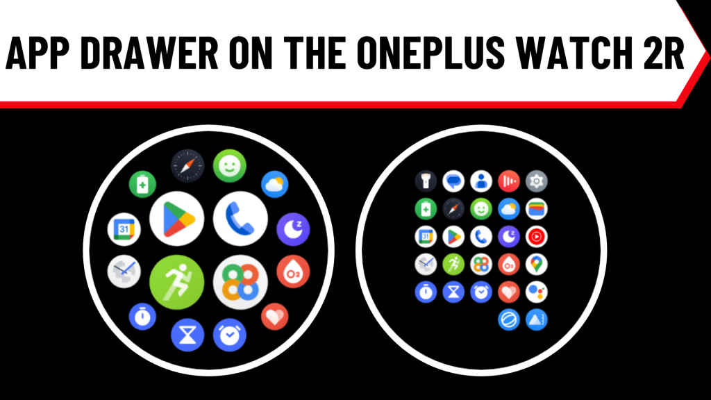 OnePlus Watch 2R App Drawer