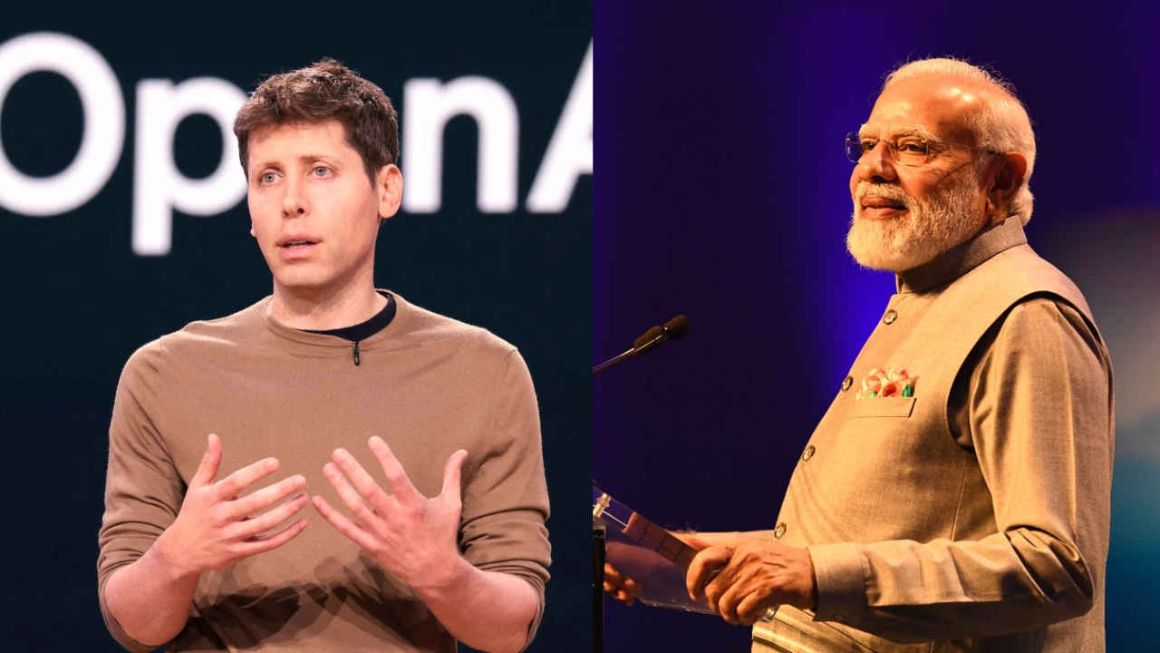 OpenAI CEO Sam Altman and PM Modi