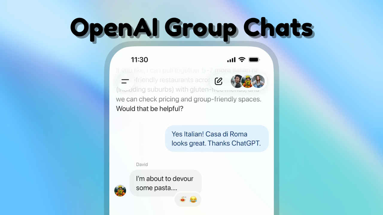 OpenAI Group Chat feature screenshot