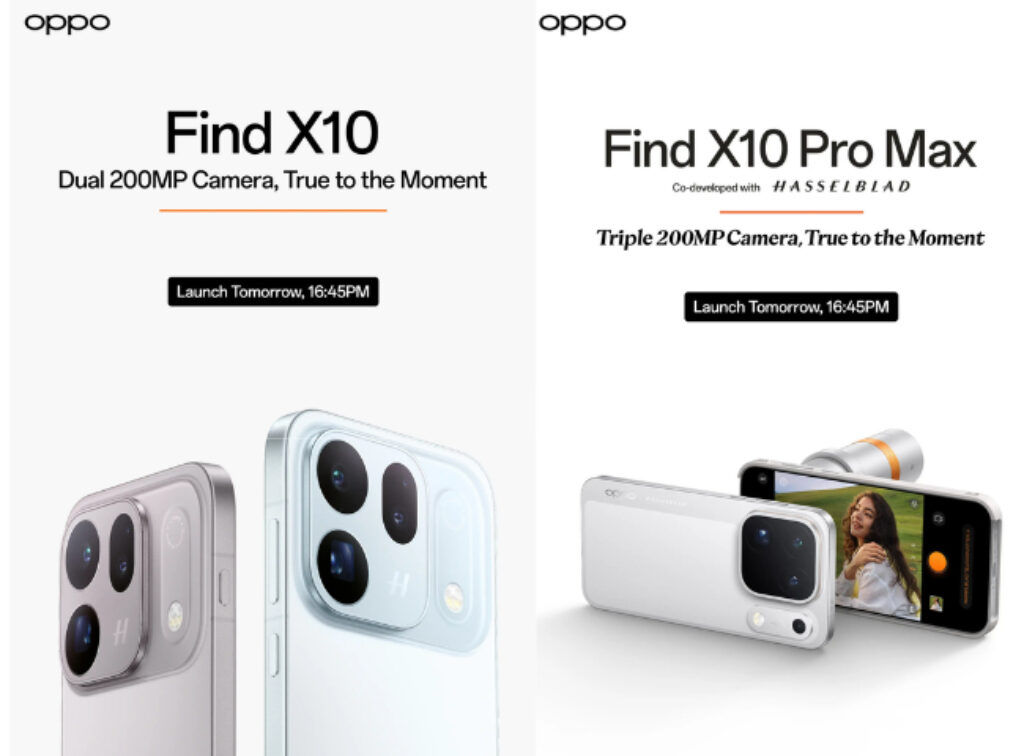 Oppo Find X10 and X10 Pro Max