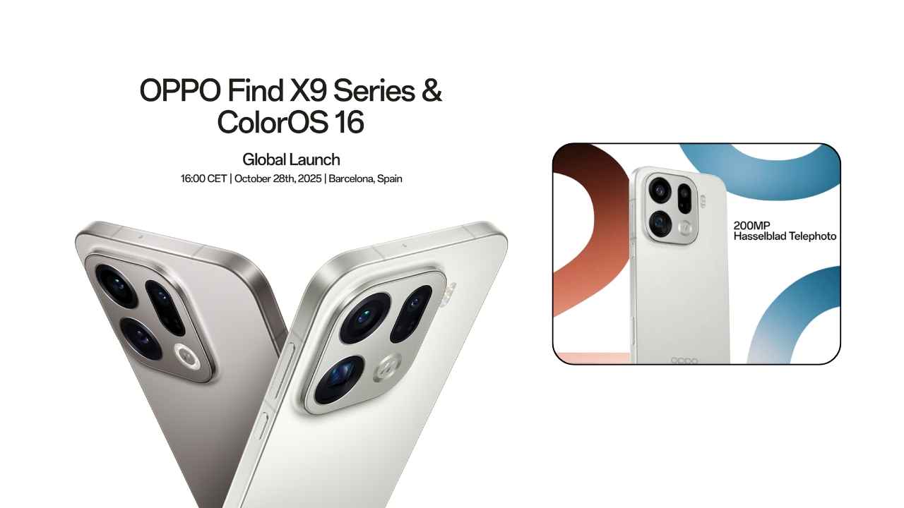 200MP Hasselblad టెలిఫోటో కెమెరాతో లాంచ్ అవుతున్న Oppo Find X9 Series