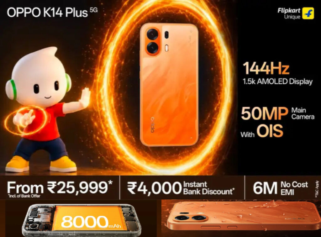 Oppo K14 Plus 5G price and offers