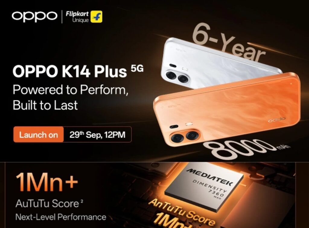 Oppo K14 Plus launch date