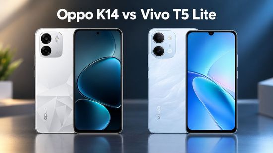 Oppo K14 vs Vivo T5 Lite: डिस्प्ले, प्रोसेसर, कैमरा, बैटरी और कीमत की तुलना