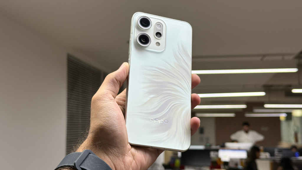 Oppo Reno 14 Pro front and back design image