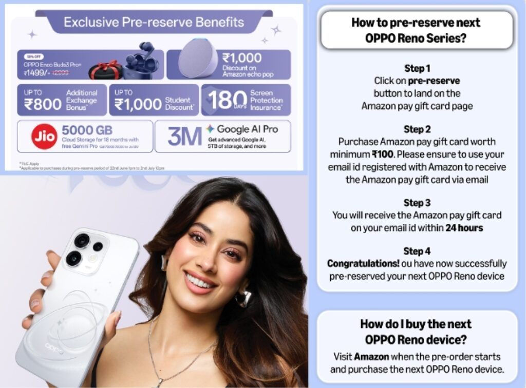 Oppo Reno 16 Series pre reservation